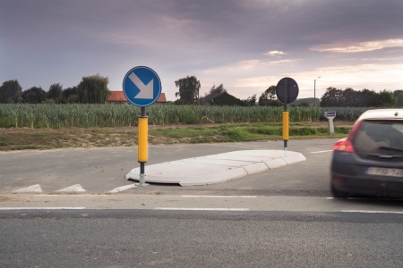 Îlot de traffic Zuibroekstraat Dixmude