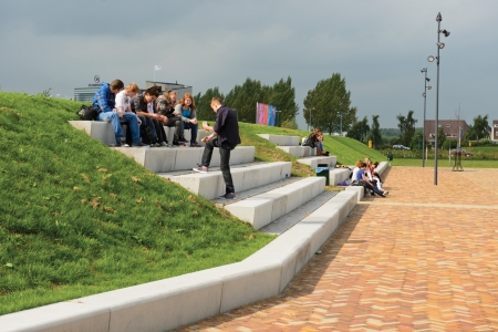 Aménagement du terrain école CSG Kluiverboom Groningue