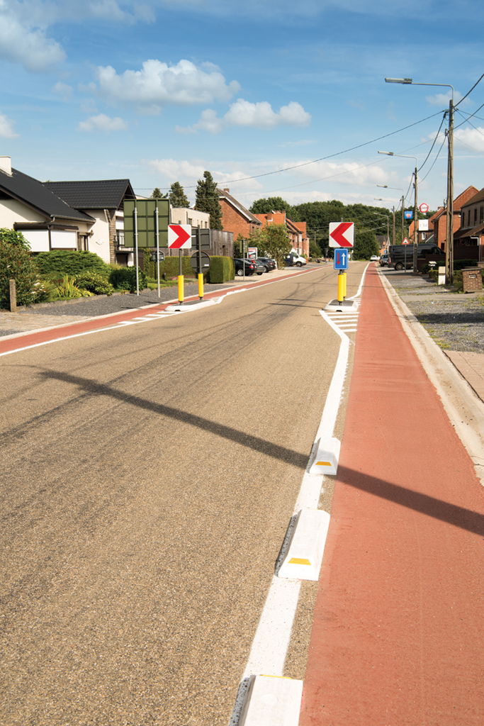 Rétrécissement M. Scheperslaan Heusden-Zolder