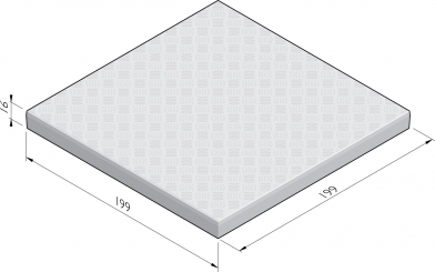 Dalle de plancher avec motif antidérapant